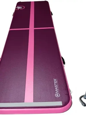 Airtrack MASTER nafukovací žíněnka 400 x 100 x 10 cm - fialová - růžová Vysoce Kvalitní