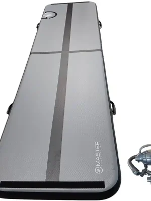 Airtrack MASTER nafukovací žíněnka 400 x 100 x 10 cm - antracit - černá Bezpečná Platba