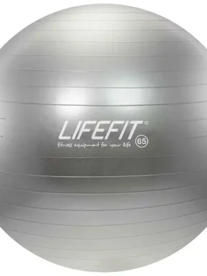 Gymnastický míč LIFEFIT® ANTI-BURST 65 cm, stříbrný Ověřený