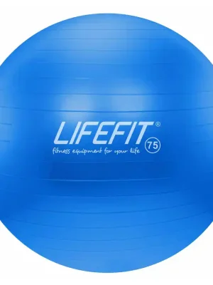 Gymnastický míč LIFEFIT® ANTI-BURST 75 cm, modrý Výhodná Nabídka