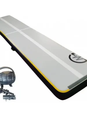Airtrack MASTER S-Pro nafukovací žíněnka 600 x 100 x 20 cm - šedá - černá Ihned K Objednání