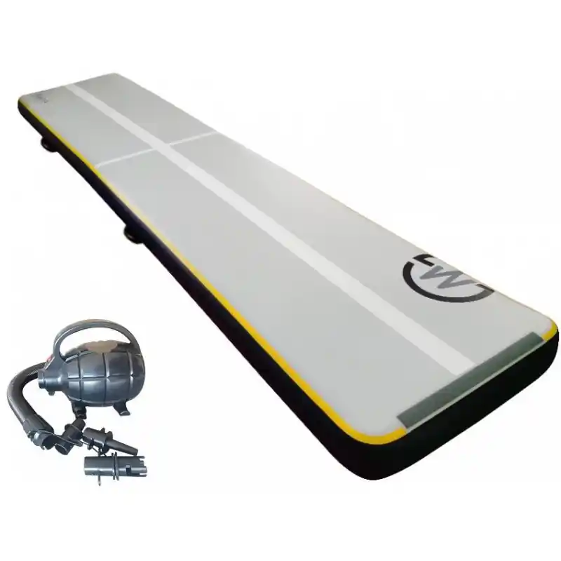 Airtrack MASTER S-Pro nafukovací žíněnka 600 x 100 x 20 cm - šedá - černá Ihned K Objednání