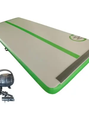 Objednat Nyní Airtrack MASTER nafukovací žíněnka 400 x 150 x 20 cm - šedá - zelená
