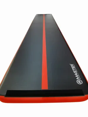 Airtrack MASTER nafukovací žíněnka 800 x 150 x 20 cm - černá - červená Nakupujte Hned
