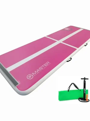 Odeslání Ihned Airtrack MASTER nafukovací žíněnka 300 x 100 x 10 cm - růžová - bílá