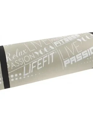 Novinka Podložka LIFEFIT® YOGA MAT EXKLUZIV , 100x60x1cm, světle šedá