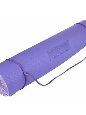 Yoga TPE 6 Double Mat podložka na cvičení fialová-fialová Přímo Od Výrobce