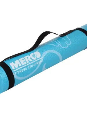 Print PVC 4 Mat podložka na cvičení modrá Cenově Výhodný