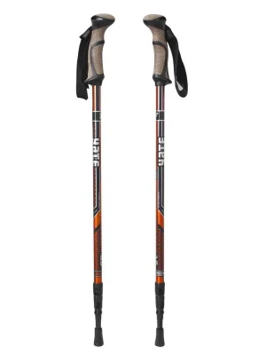 Teleskopické hole YATE Trekker Antishock 65 - 140 cm oranžové Výhodná Nabídka