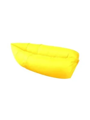 Cenový Hit Nafukovací sedací vak Sedco Sofair Banana LAZY žlutý