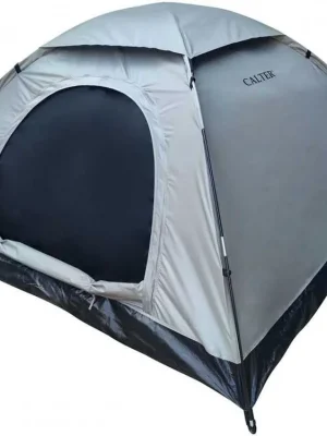 Finální Výprodej Stan pro 3 osoby CALTER®, jednoplášťový, 210x180x110cm, stříbrný