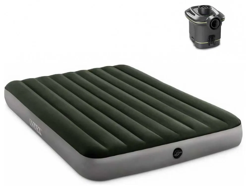 Nafukovací matrace Intex 64779 PRESTIGE DOWNY AIRBED QUEEN + PŘENOSNÁ PUMPA Kup Teď
