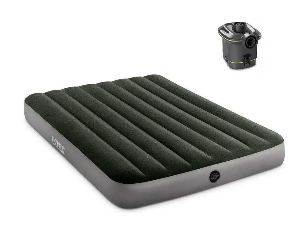 Přímo Od Výrobce Nafukovací matrace Intex 64778 PRESTIGE DOWNY AIRBED FULL + PŘENOSNÁ PUMPA