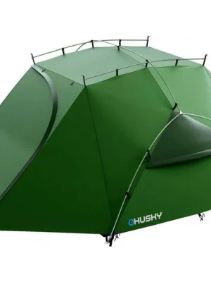 Husky Lehký turistický stan pro 4 osoby Brofur 4 zelená Značkový