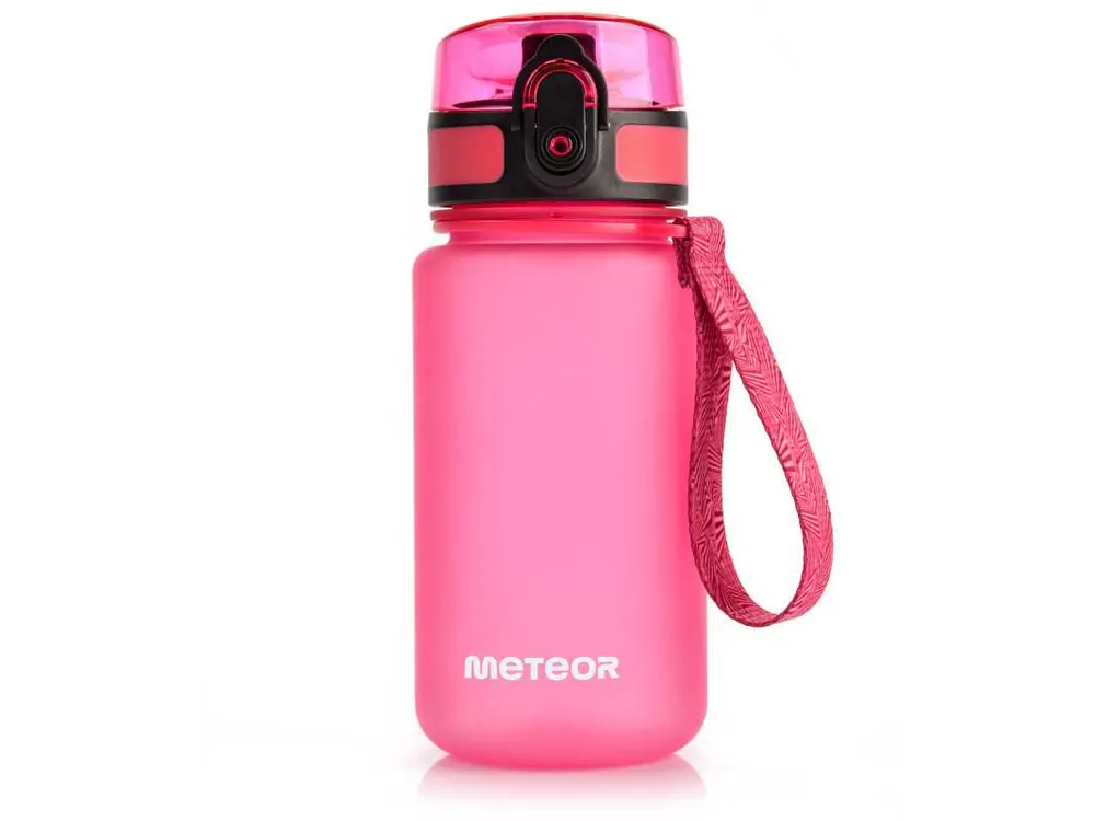 Sportovní láhev na vodu Meteor 350 ml růžová Omezená Nabídka