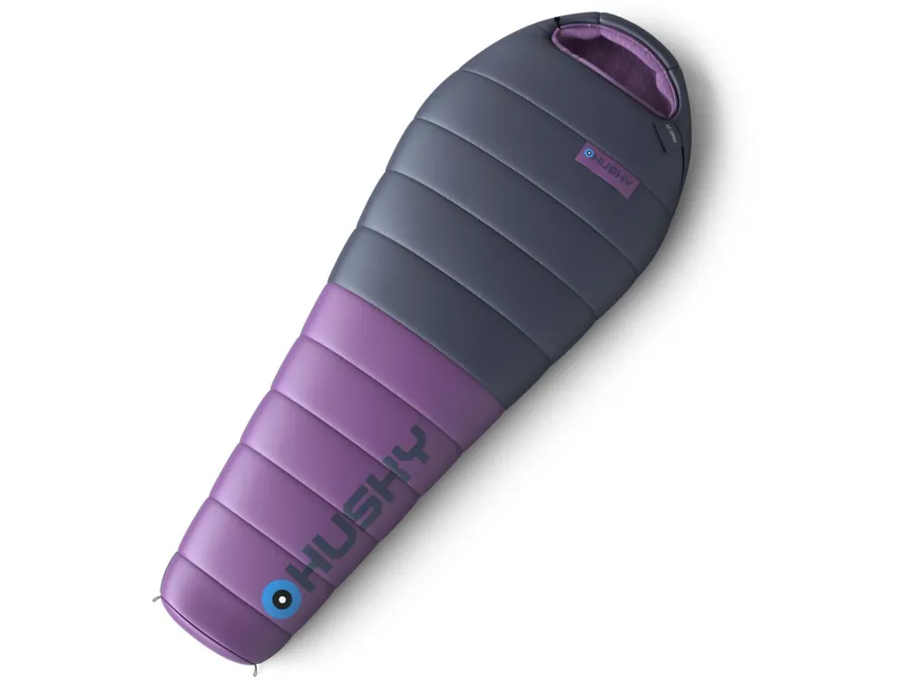 Husky Péřový zimní dámský spacák Drape Ladies blue/purple Nová Kolekce