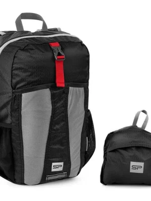 Oblíbený Spokey HIDDEN PEAK Skládací batoh, 18 l, černo-červený