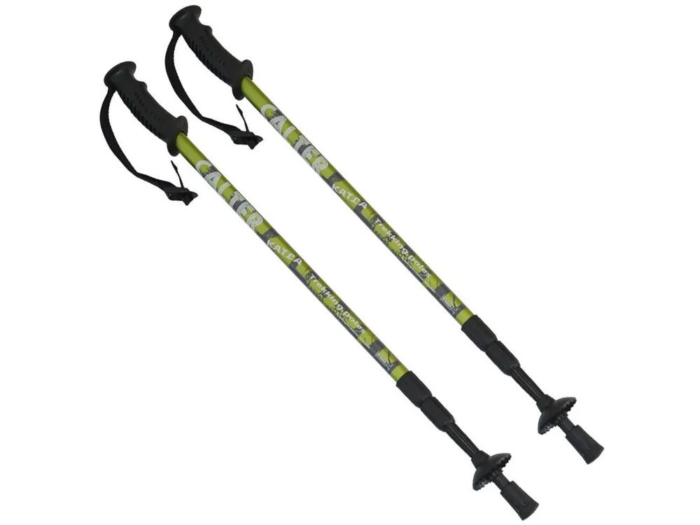 Časově Omezené Trekingové hole CALTER® KATLA, 3-dílné, pár, zelené