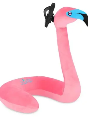 Jen Po Omezenou Doba Spokey SERPENTE Dětský cestovní polštářek ve tvaru plameňáka s držákem na telefon