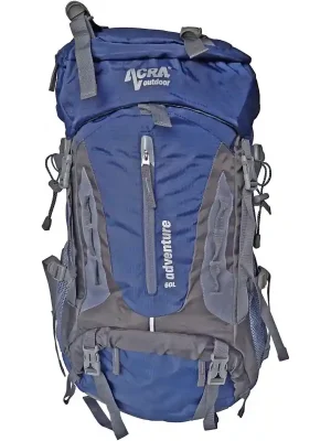 Cenový Hit ACRA Batoh Adventure 60 L na náročnější horskou turistiku tmavě modrý BA60-MO