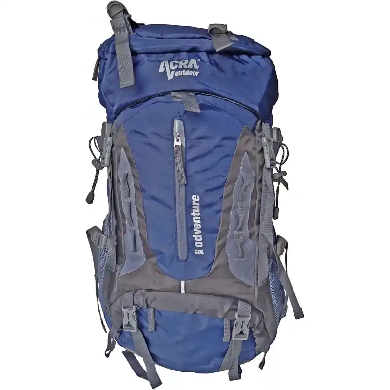 Cenový Hit ACRA Batoh Adventure 60 L na náročnější horskou turistiku tmavě modrý BA60-MO
