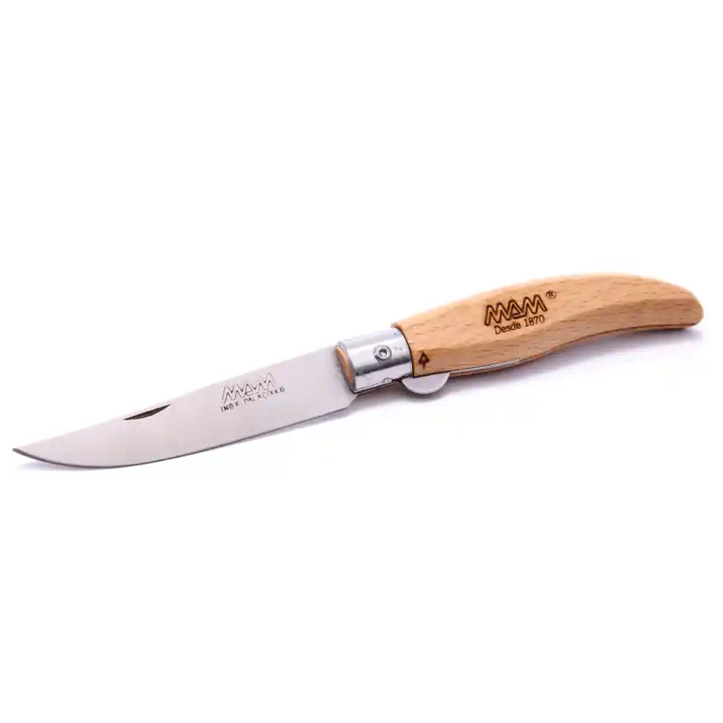MAM Ibérica 2016 Zavírací nůž s pojistkou - buk, 9 cm - BOX Výprodej