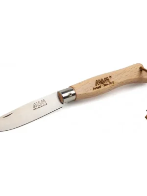 MAM Douro 2081 Zavírací nůž s koženým poutkem - buk, BOX 8,3 cm Ihned K Objednání