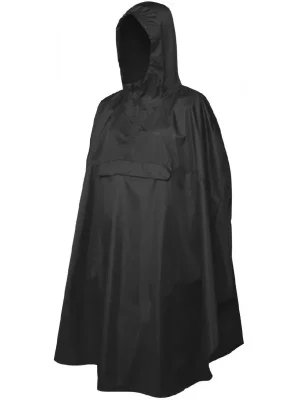 TREKMATES Pláštěnka Rove Poncho černá Přímo Od Výrobce