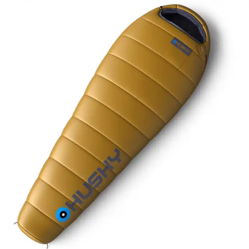 Husky Syntetický třísezónní prodloužený spacák Husky LONG mustard Ihned K Objednání