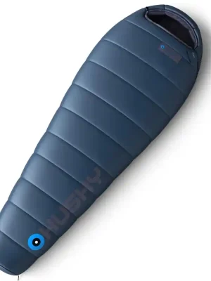 Originální Husky Syntetický třísezónní prodloužený spacák Husky LONG blue