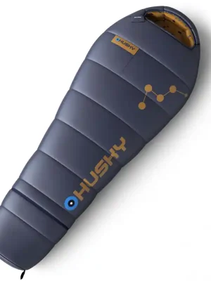 Tovární Cena Husky Syntetický třísezónní dětský spacák Kids Magic blue/mustard
