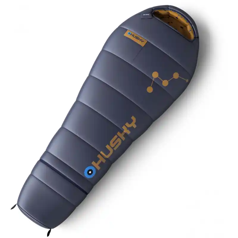 Tovární Cena Husky Syntetický třísezónní dětský spacák Kids Magic blue/mustard