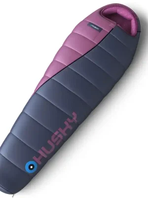 Ověřený Husky Syntetický zimní dámský spacák Ladies Motion blue/pink
