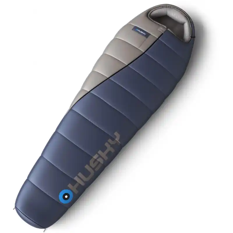 Husky Syntetický třísezónní spacák Ember Long blue/grey Finální Výprodej