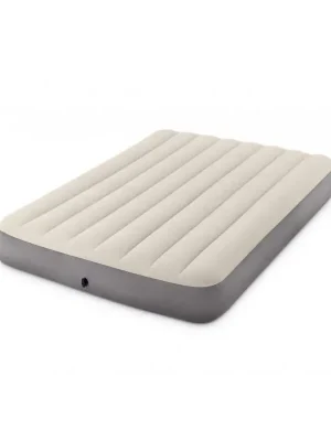 Nafukovací matrace Intex 64103 DELUXE SINGLE QUEEN 203x152x25 cm Víkendová Akce