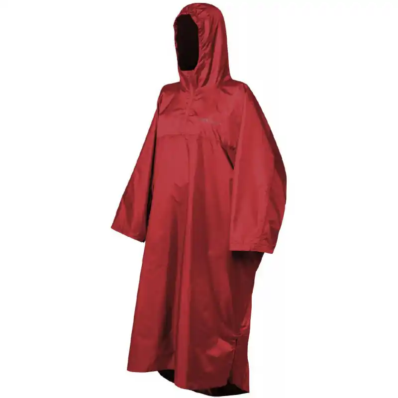 TREKMATES Pláštěnka Deluxe Poncho červená Odeslání Ihned