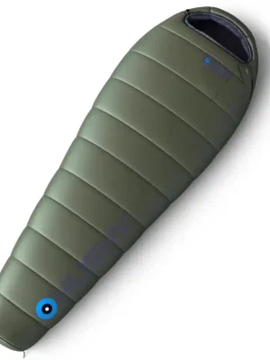 Výhodná Nabídka Husky Syntetický třísezónní spacák Ruby -14°C dark green