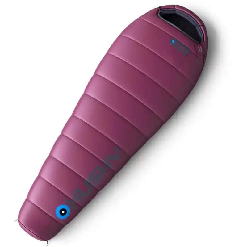 Vrácení Zdarma Husky Syntetický třísezónní dámský spacák Ladies Majesty Plus pink