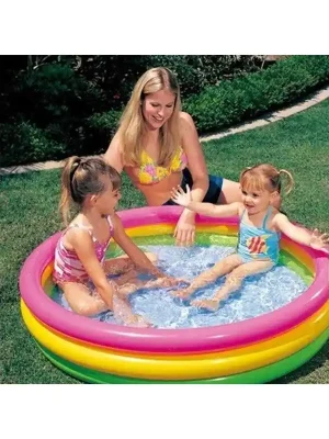 Bazén nafukovací Intex Soft Dno 114 x 25 cm Výhodná Nabídka
