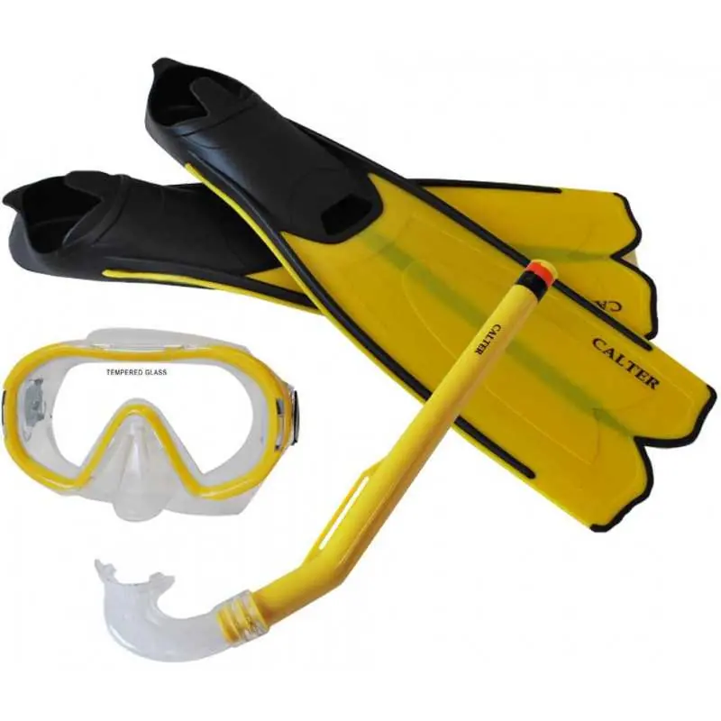 Potápěčský set CALTER KIDS S06+M168+F41 PVC, žlutý Originální