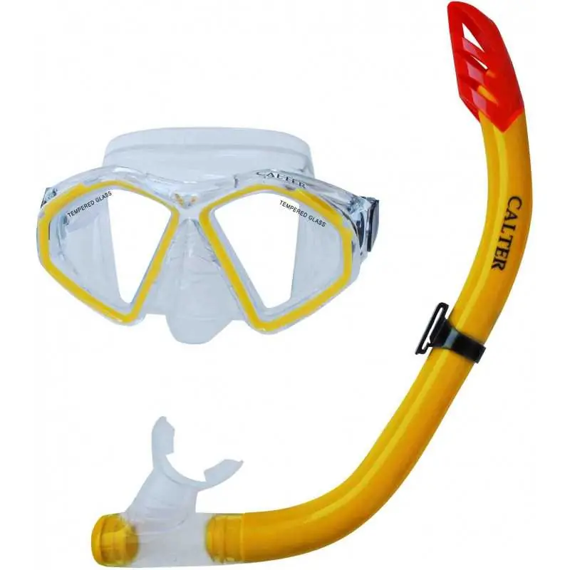 Potápěčský set CALTER SENIOR S09+M283 P+S, žlutý Akce
