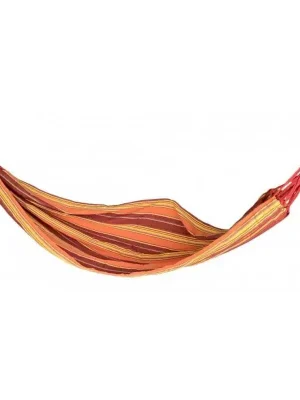 Houpací síť SEDCO bez výztuhy 200*80 cm, oranžová Doprava Zdarma