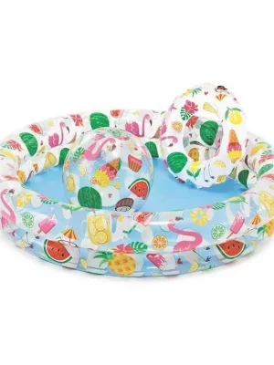 Časově Omezené Dětský bazénový SET INTEX 59460 Fruity - 122x25 cm + kruh + míč