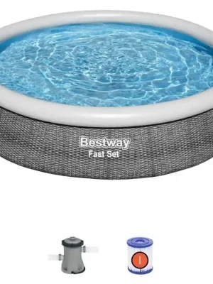 Expresní Doručení Bestway 57445 Bazén samostavěcí 366 x 76 - sada s filtrem