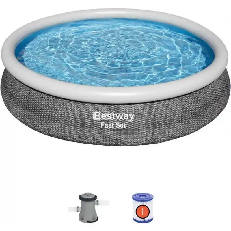 Expresní Doručení Bestway 57445 Bazén samostavěcí 366 x 76 - sada s filtrem