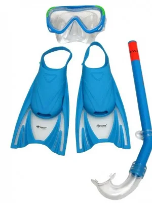 Cenově Výhodný Dětský potápěčský set s ploutvemi Wave 1034S37F63