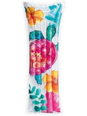 Rychlé Dodání Nafukovací lehátko INTEX FASHION 59720, bílá/růžová