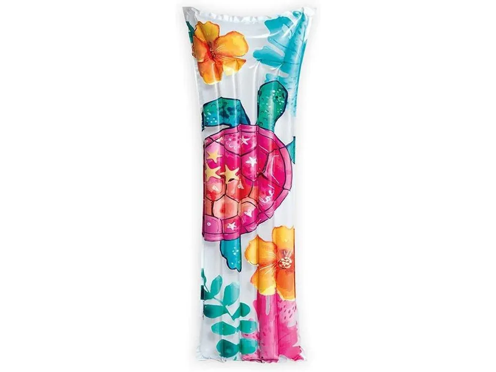 Rychlé Dodání Nafukovací lehátko INTEX FASHION 59720, bílá/růžová