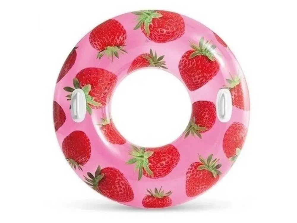 Nejlepší Cena Nafukovací kruh INTEX 56261 TROPICAL FRUIT 107 cm, červená