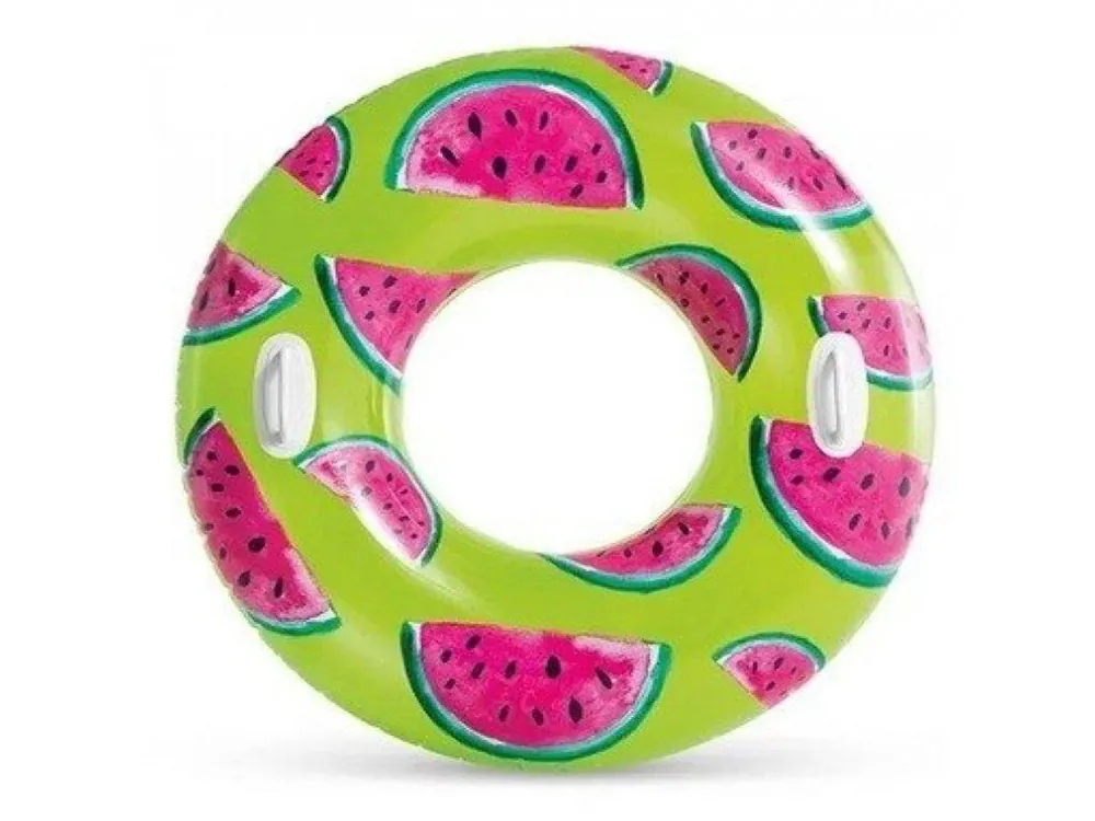 Akční Cena Nafukovací kruh INTEX 56261 TROPICAL FRUIT 107 cm, zelená